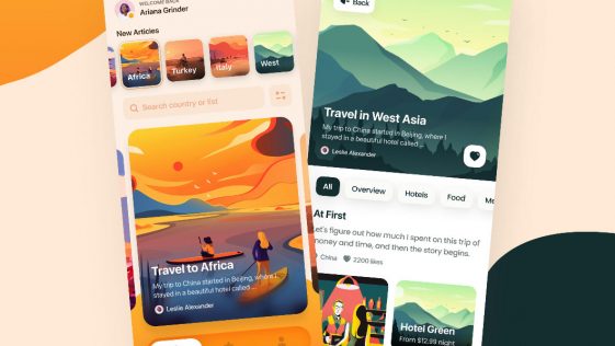 Free Figma Android Travel App Template Free Figma Template S