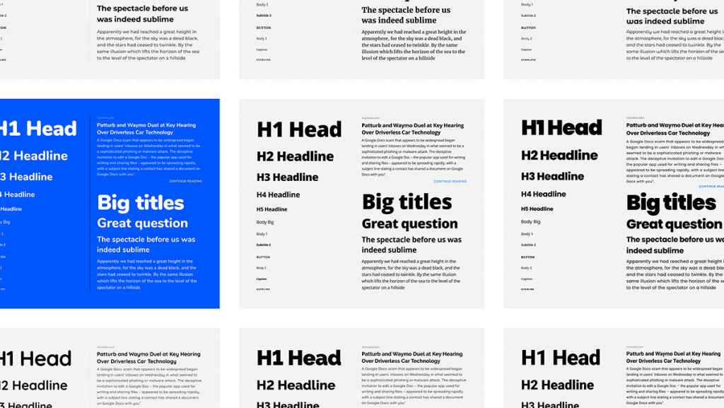 Free Figma Typography Hierarchy Template - Free Figma Template