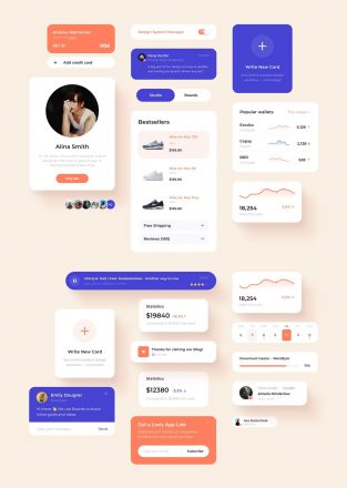 Free App User Interface Elements Figma File - Free Figma Template