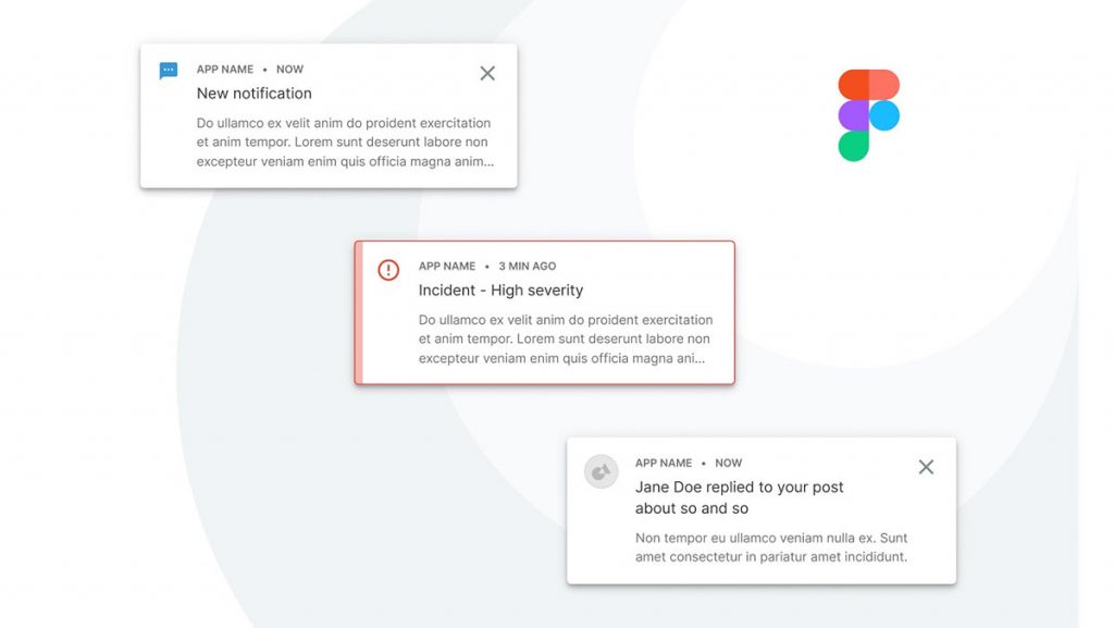 Auto Layout Notifications Figma File