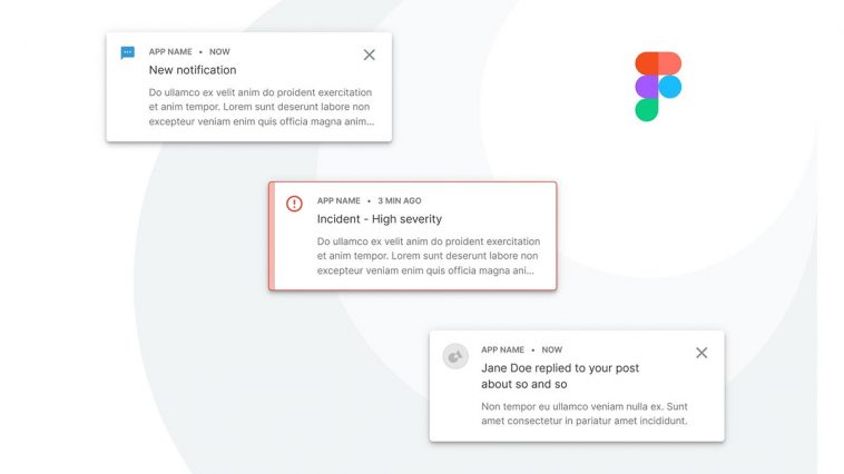 Free Auto Layout Notifications Figma File - Free Figma Template