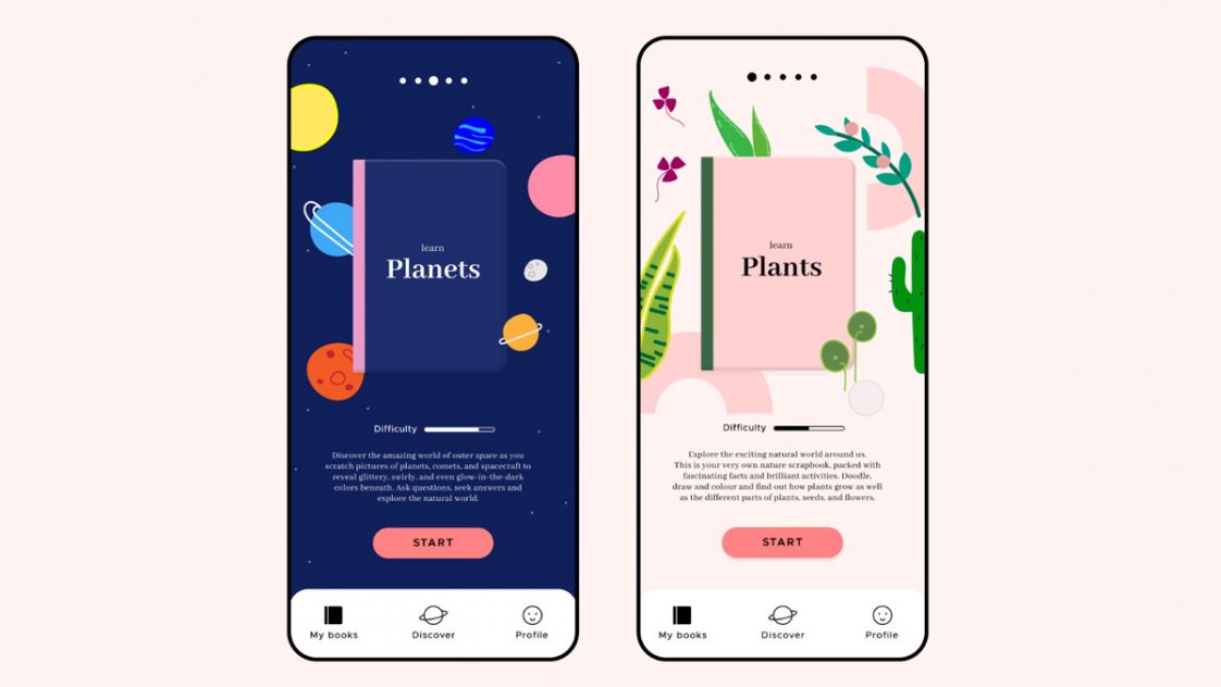 Free Education App - Interactive Books Figma Template - Free Figma Template