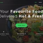 Food Order Landing Page FigmaTemplate