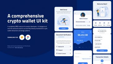 Free Figma Crypto Wallet UI Kit