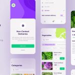 Vegetables Delivery App UI Kit Figma