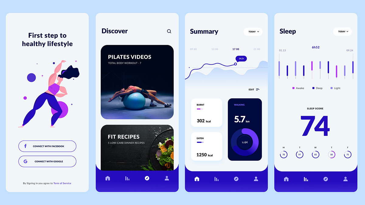 Gym Chatbot Mobile Figma Template Free Free Figma Template