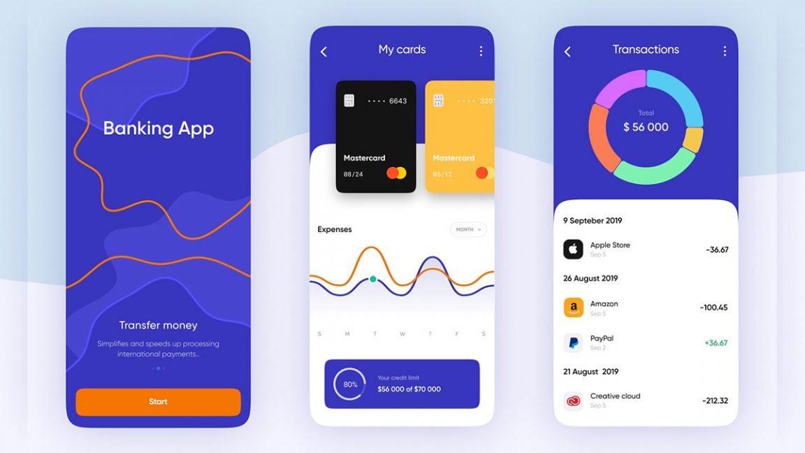 Free Figma Mobile Banking App Screen Templates Free Figma Template