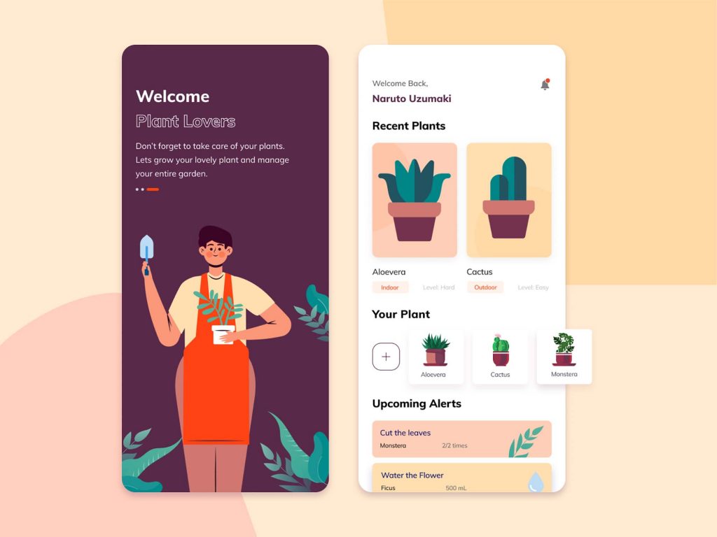 Plant Care App Figma Template