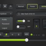 Skeuomorphic Figma free UI kit