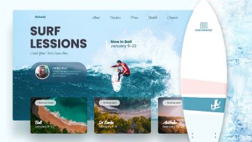 Surf School Website Template