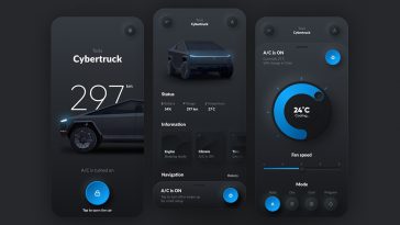 Tesla Smart App Figma Concept