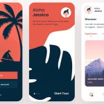 beautiful illustrations done travel app