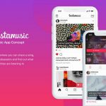 Insta Music Figma App UI Kit Figma