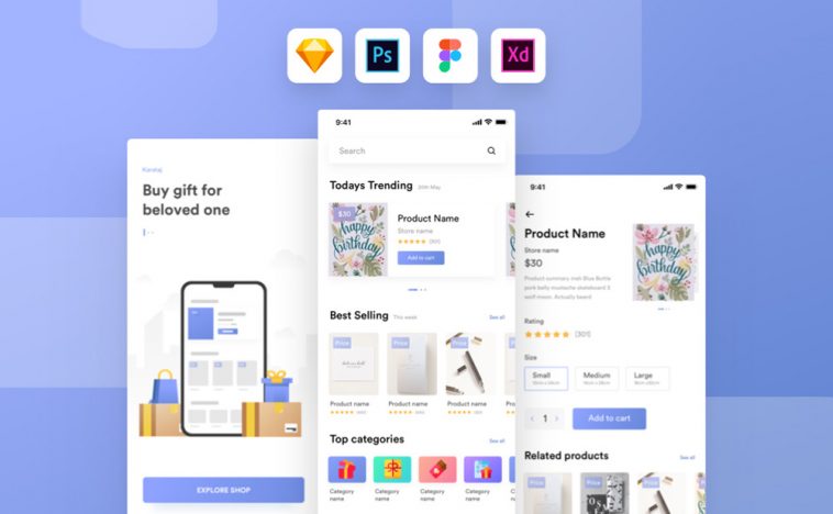 Gift Shop App UI Kit