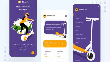 Figma E-scooter dasboard concept