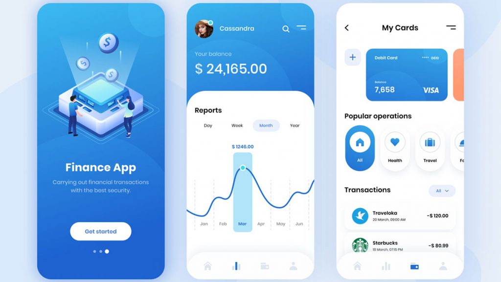 Figma Finance Mobile App Template