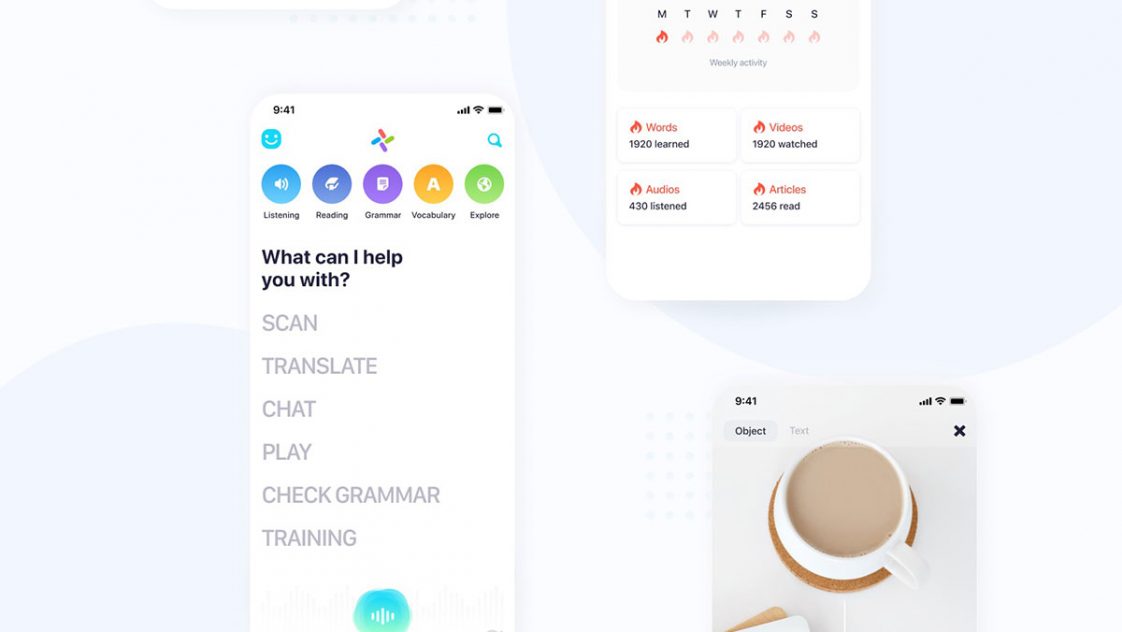 Free Language Learning App Figma Template - Free Figma Template