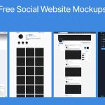 Free Social Websites Mockups