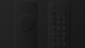 Remote Control with Neumorphism