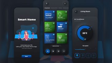 Smart Home Automation App Neumorphism