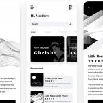 Blog Minimal Black and White App Template