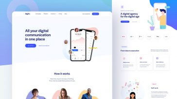 Figma Digital Agency Landing Page