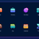 Figma Glass Style Basic Icons