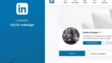 Figma LinkedIn Re-Design Concept