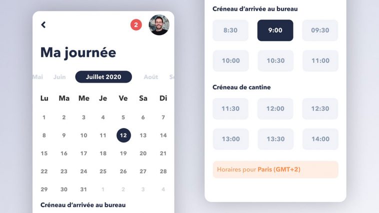 Free Figma Resource Calendar App Template - Free Figma Template