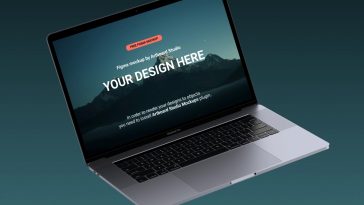 Free MacBook Mockup For Figma