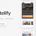 Hotel Booking Free iOS Figma UI Kit