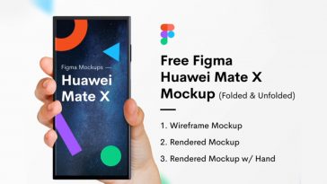 Huawei Mate X Free Figma Mockup