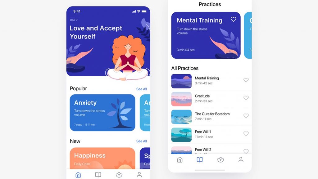 Meditation iOS App Figma Template
