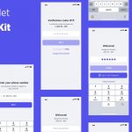 Free Login Wallet Mobile UI Kit