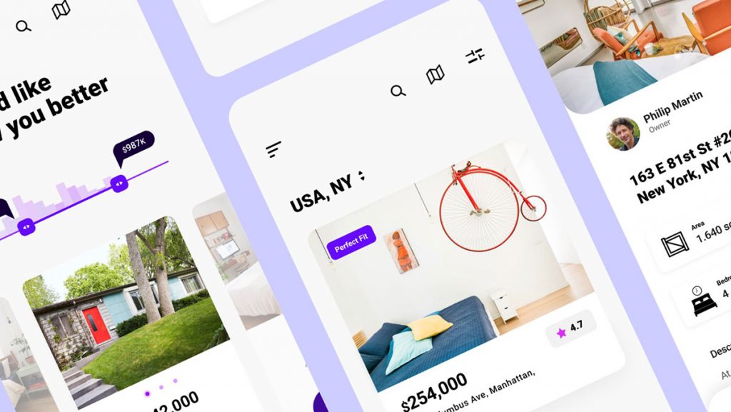 Real Estate Mobile App Design Figma Template