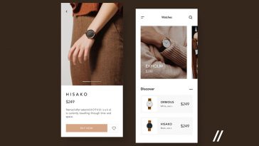 Watch eCommerce App Figma concept