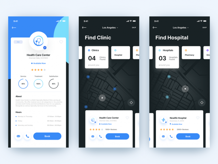 Health Care App Concept