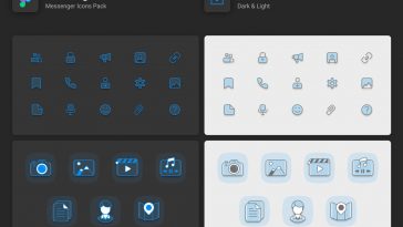 Dark and Light Free Figma Icons