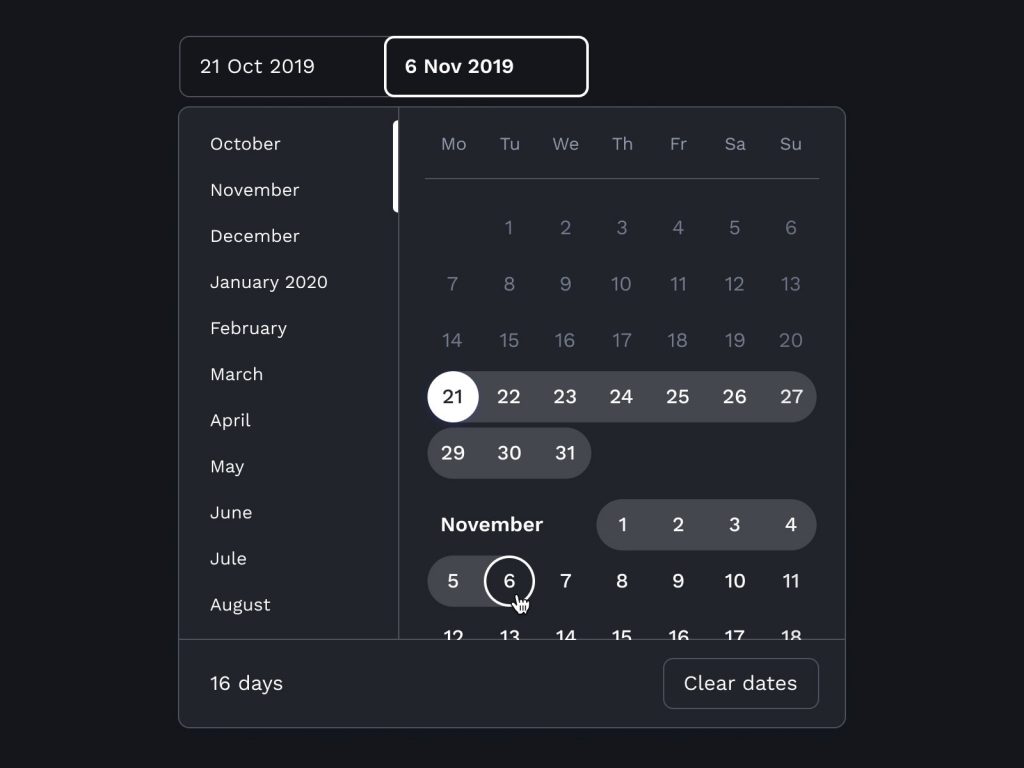 Free Figma Desktop App Calendar Widget UI Free Figma Template