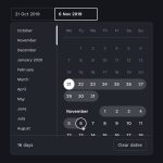 Figma Desktop App Calendar Widget UI