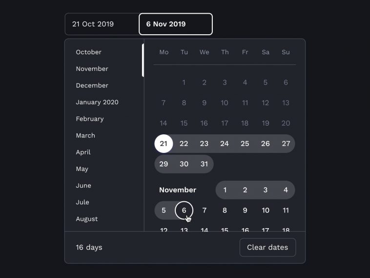 Figma Desktop App Calendar Widget UI