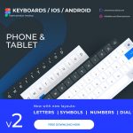 Free Android iOS Keyboards Figma Mockup