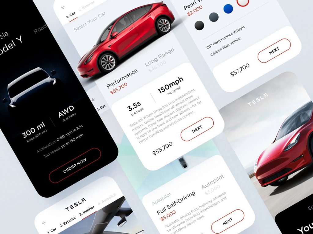 Free Car Customizer App Figma UI Kit Free Figma Template
