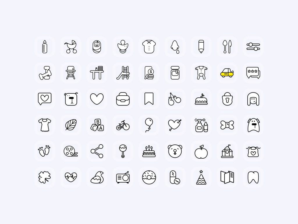 Figma Icons Set for Kids