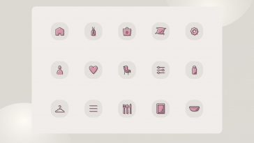 Furnitures Figma Icon Set