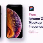 iPhone XS Free Figma Mockups