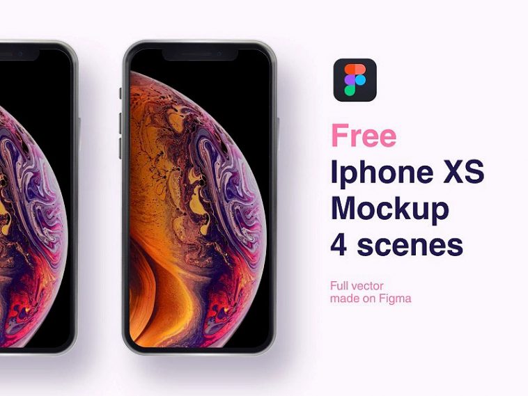 iPhone XS Free Figma Mockups