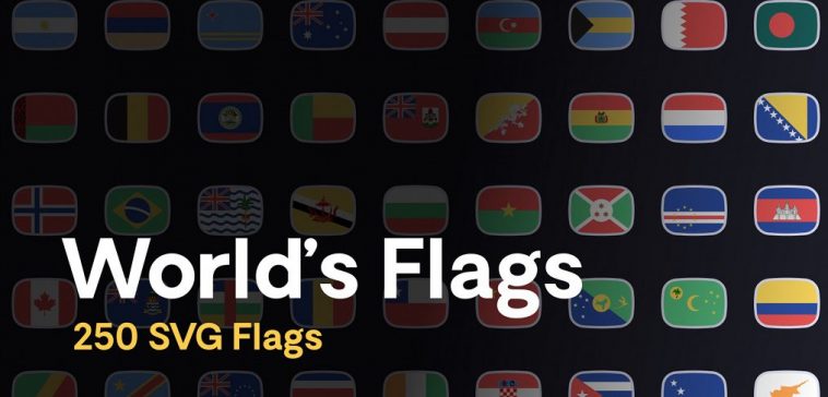 World Flags free Figma and SVG