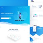 City Map Figma Landing Page Design Template