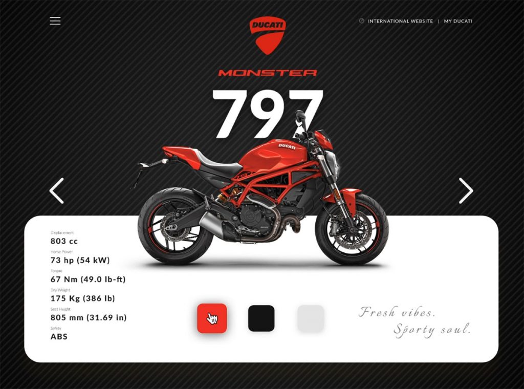 Ducati Bike Store Figma Design Template